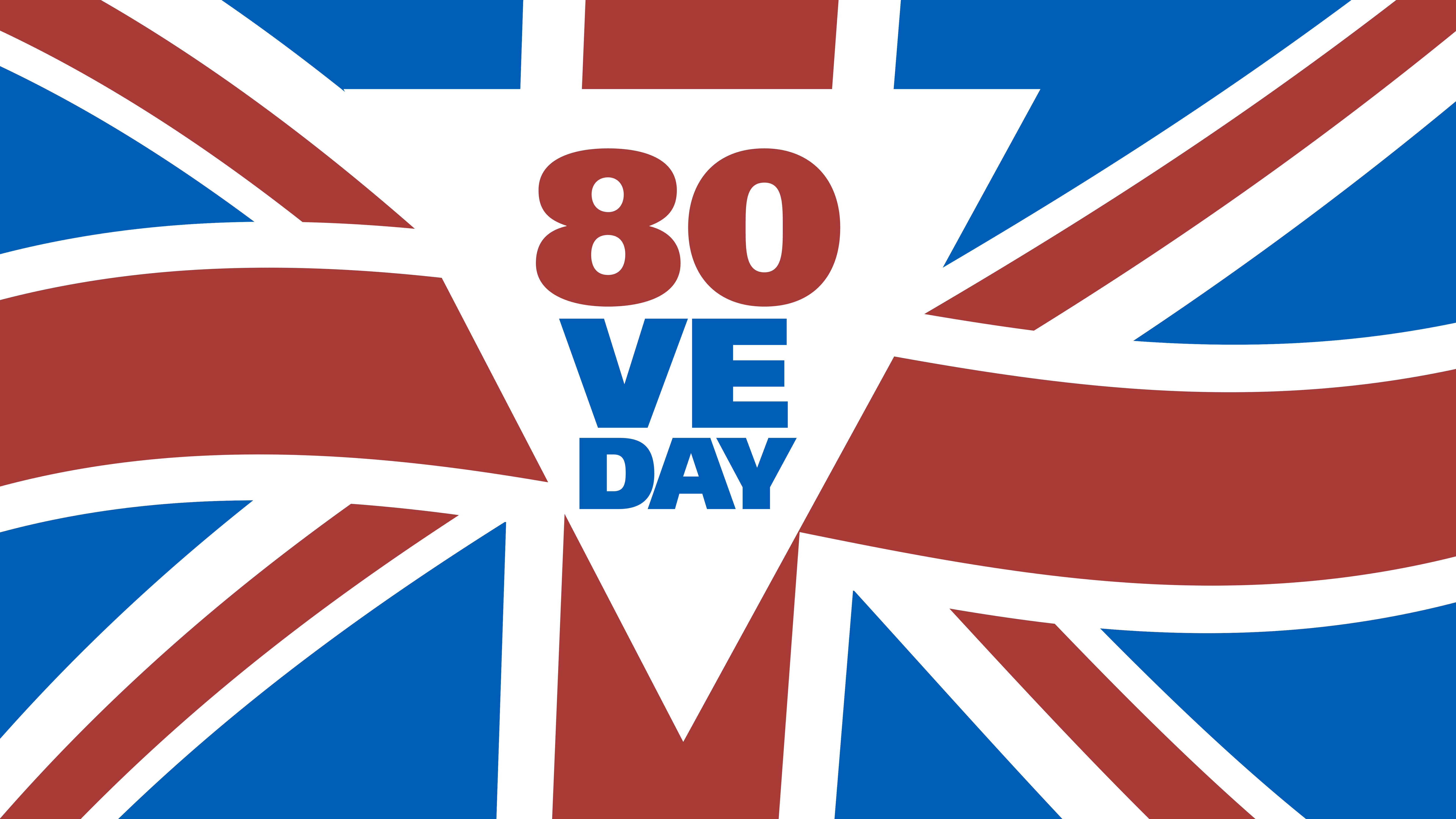 Image - VE Day 80 with British Flag