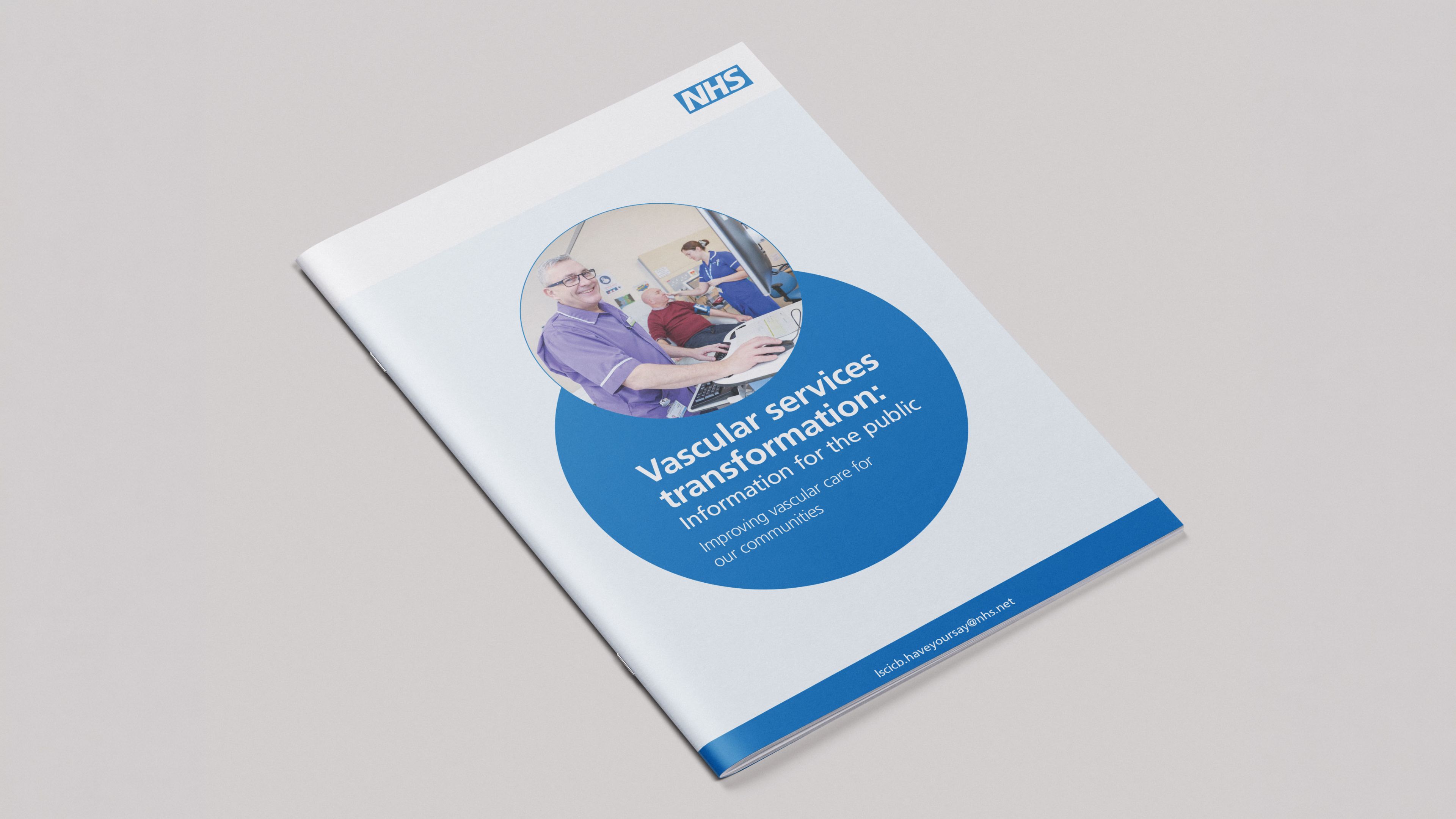 Vascular services transformation - booklet photo