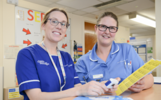 2 nurses on a ward