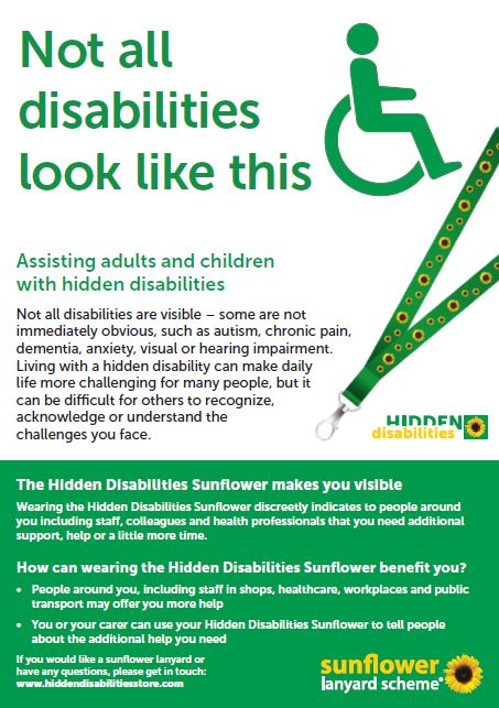 not all disabilities poster