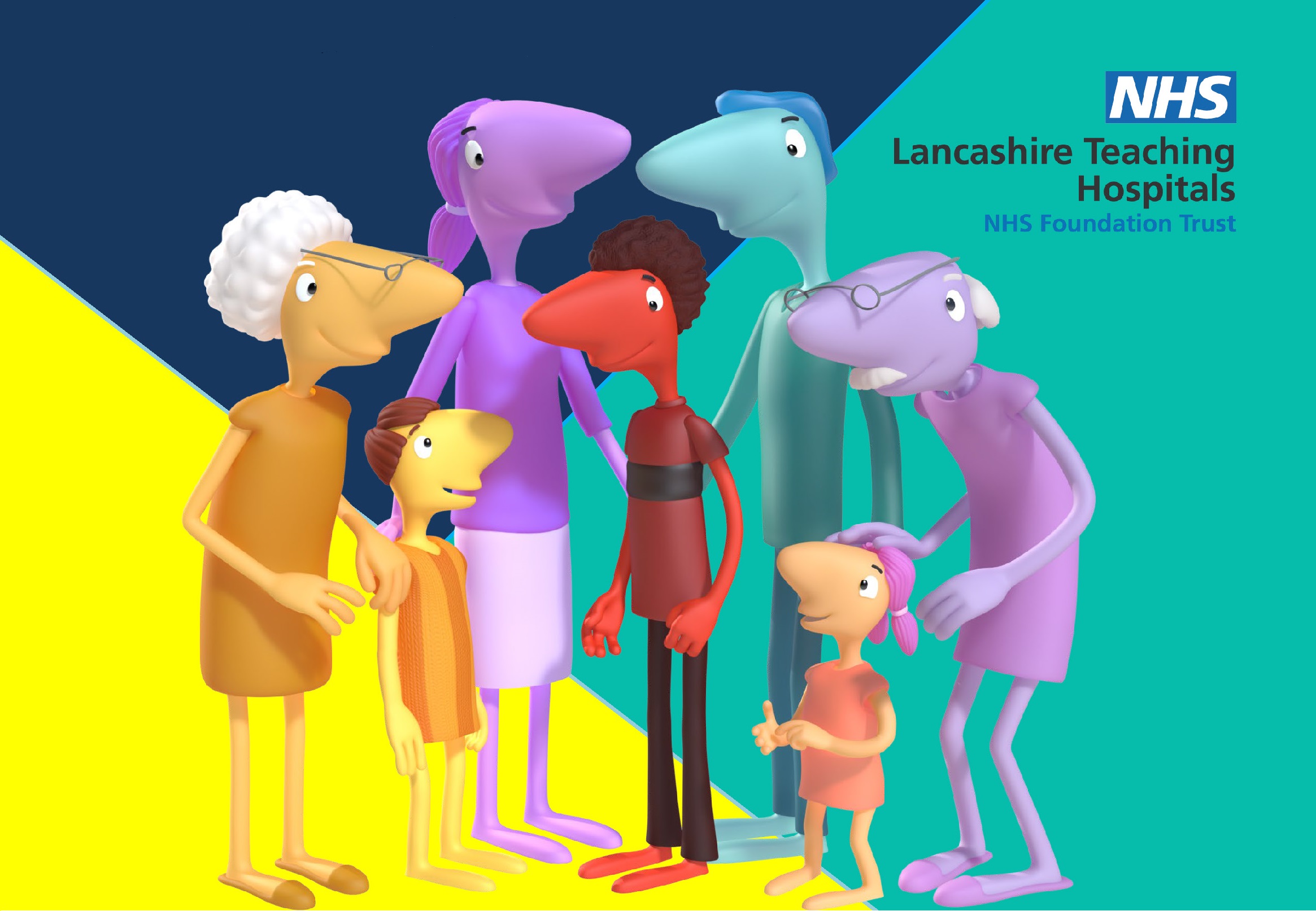 Friends and Family computer animation characters