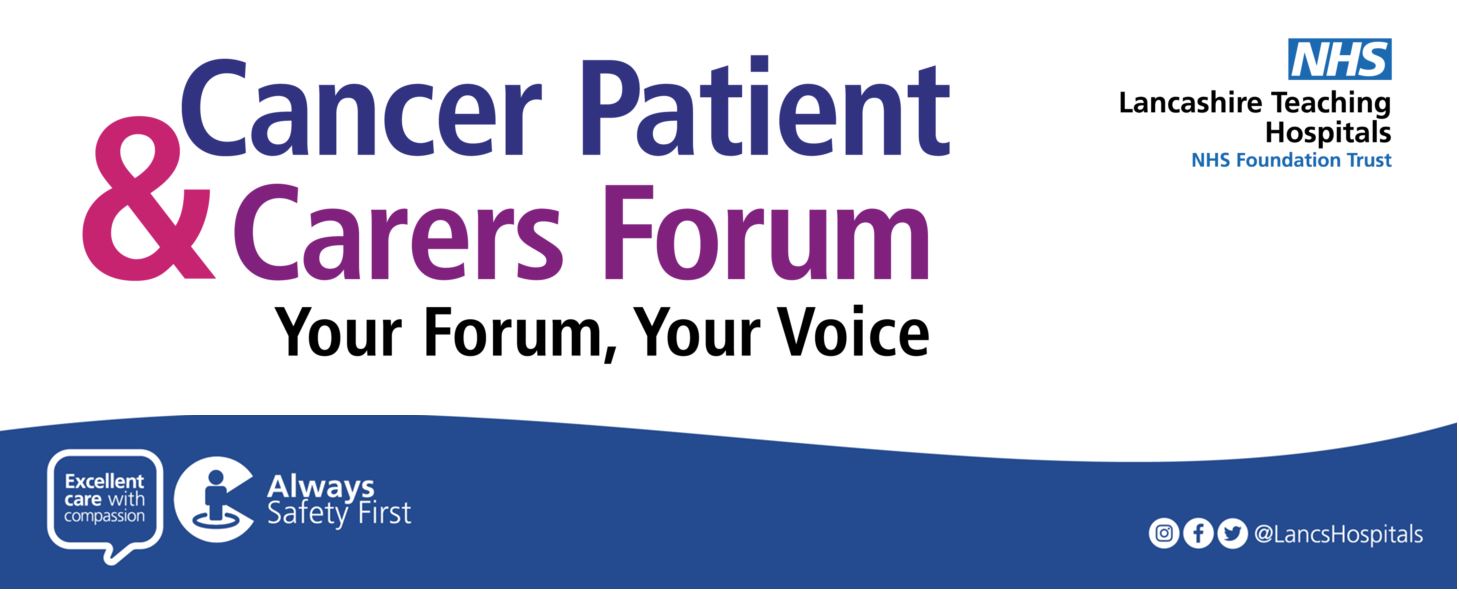 Cancer Patient and Carer Forum header