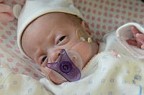 Baby with a pacifier