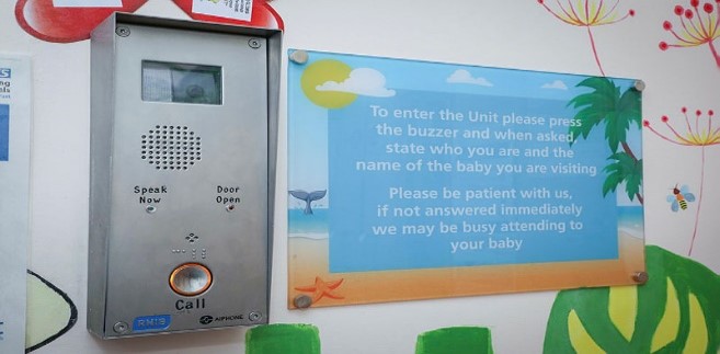 Neonatal unit access photo