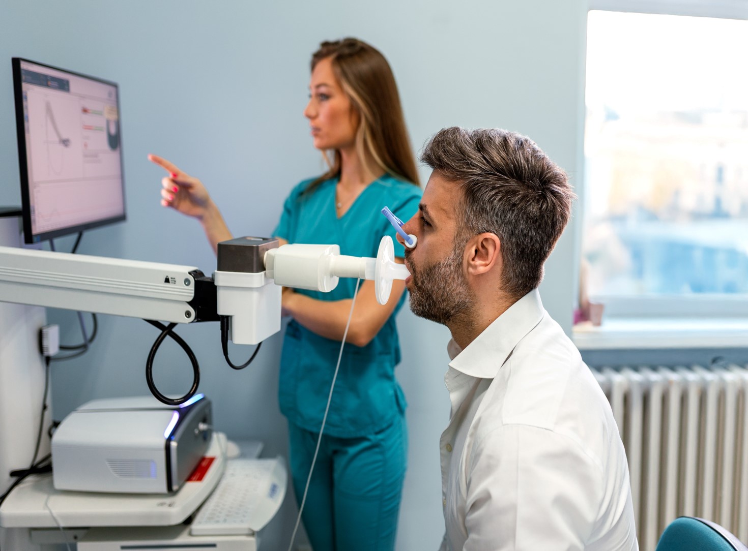 Spirometry / Pulmonary Function test (breathing test)