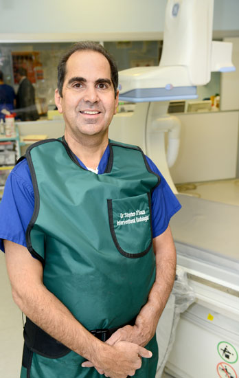 Interventional Radiology staff member in uniform